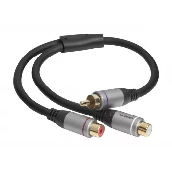 celexon RCA uz 2x M/F audio adapteris, Professional Line