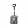 Fiskars 1000740 sniega lāpsta, alumīnijs/plastmasa, melna/pelēka/oranža