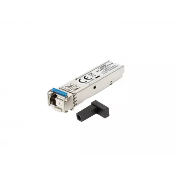 Lanberg SFP BiDi modulis, līdz 20 km, 1 Gb/s, 1310/1550 nm, LC/UPC, A tips (SFP1-BIDI-LU-1-20-A)