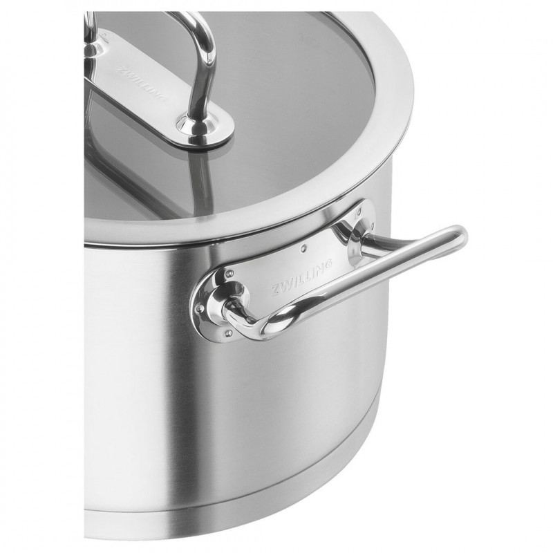 ZWILLING Pro apaļais katls 3.5 L, sudraba krāsā