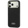Audi sintētiskās ādas MagSafe vāciņš iPhone 18 Pro Max / 17 Pro Max, melns
