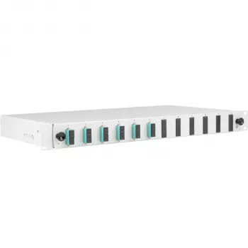 EFB Elektronik izvelkama optisko šķiedru savienojumu kārba SC 50/125 µm OM3, 12 pigteili, 6 adapteri