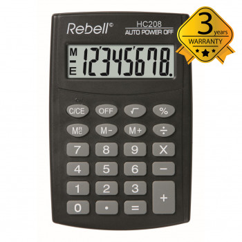 Rebell HC208 kabatas kalkulators