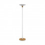 UNiLUX grīdas lampa 44.6 W balta/bambuss