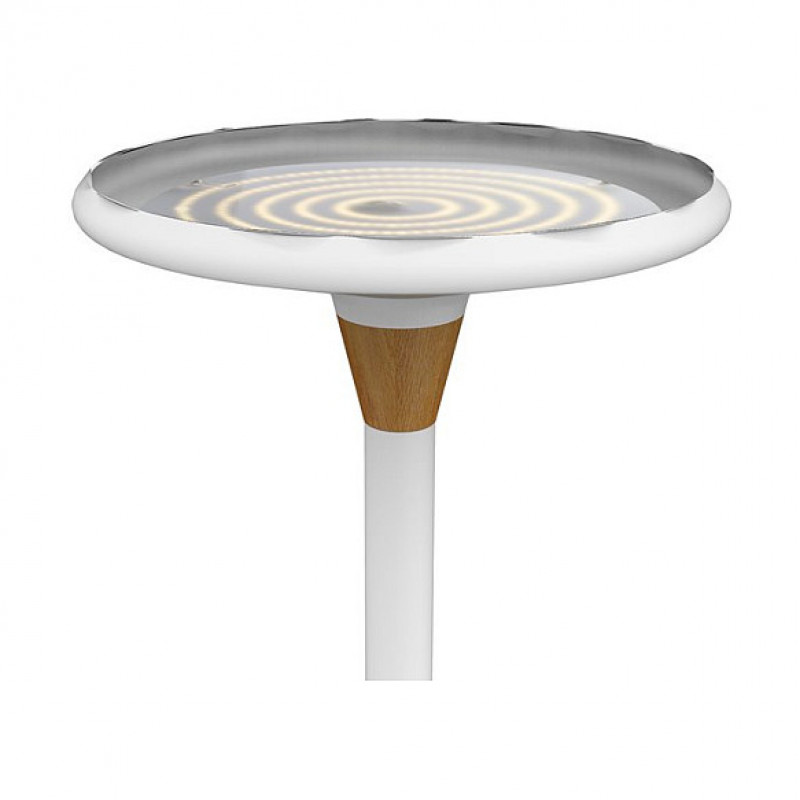 UNiLUX grīdas lampa 44.6 W balta/bambuss