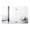 UNiLUX grīdas lampa 44.6 W balta/bambuss