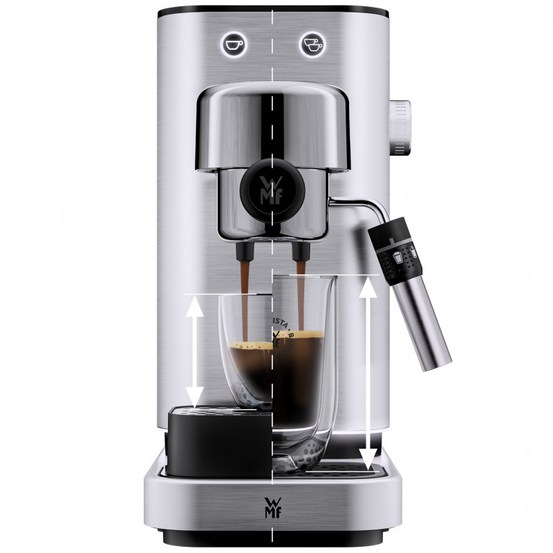 WMF Lumero espresso kafijas aparāts ar portafiltru, Cromargan