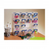 Really Useful Box glabāšanas kaste ar 16x 0,3 l kastītēm, 37,5 x 12,5 x 31,0 cm, caurspīdīga