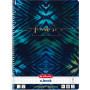 Herlitz New Batik Fearless spirālbloks A4, 80 lapas, Lineatur 28, zils