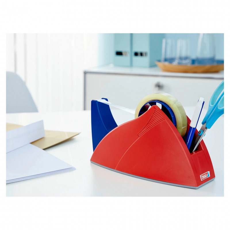 tesa Easy Cut® galda līmlentes dozators, karaliski zils