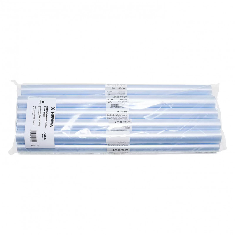 HERMA grāmatu vāku plēve bezkrāsaina platums 40 cm - 5 m garums
