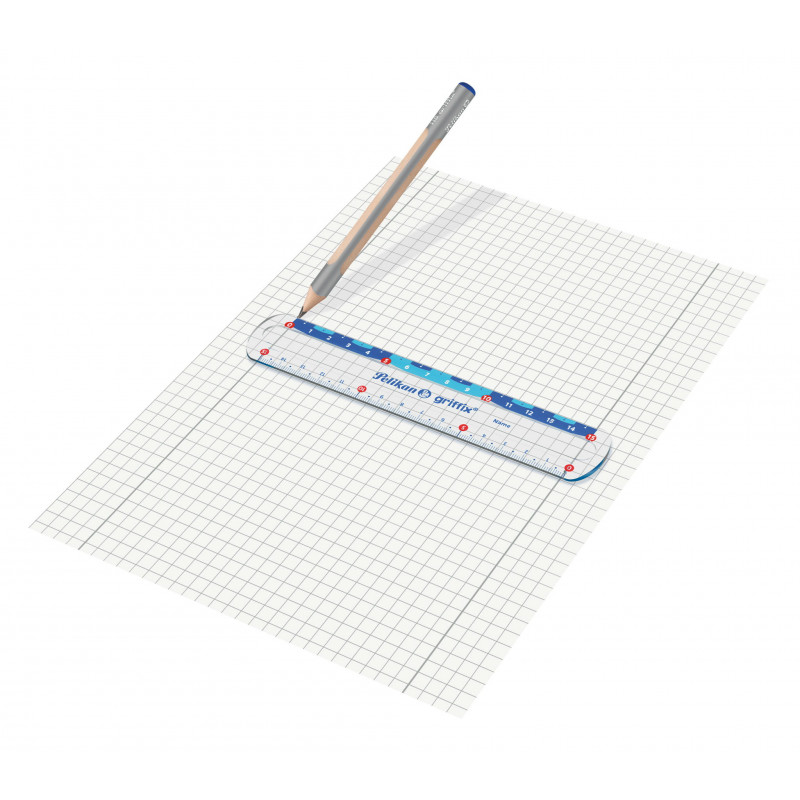 Pelikan griffix lineāls 15 cm locīšanas kārbā