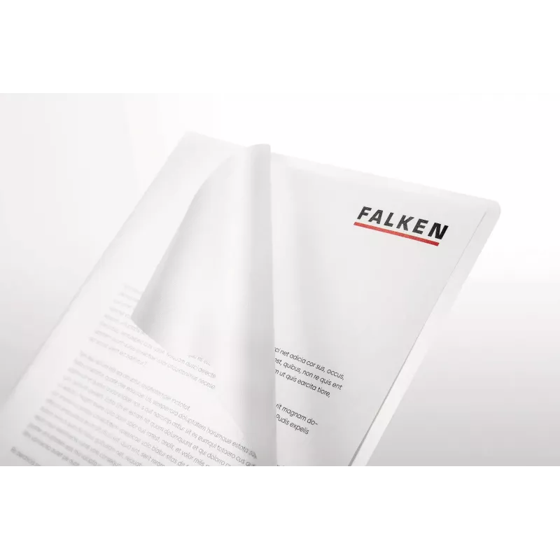 Falken caurspīdīgās mapes DIN A4, caurspīdīgas