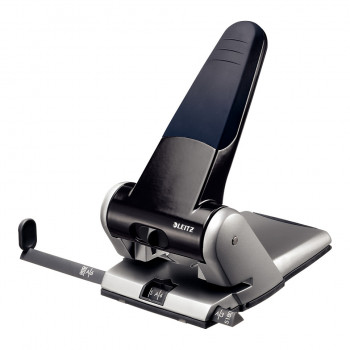 Leitz 5180 dokumentu caurums, melns