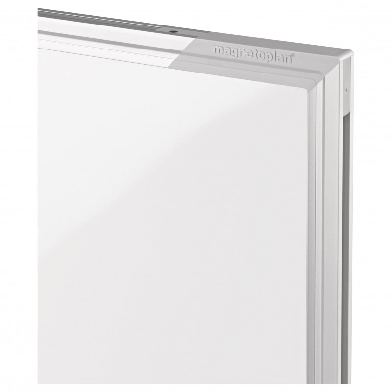 magnetoplan sausās dzēšanas tāfele 90 x 60 cm, balts lakots tērauds