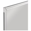 magnetoplan sausās dzēšanas tāfele 90 x 60 cm, balts lakots tērauds