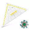 ARISTO ģeometrijas lineāls ar satveršanas rokturi, 25,0 cm