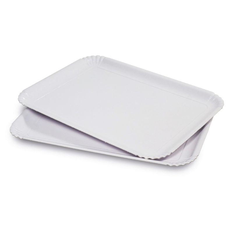 Guardini Easy Bake papīra pasniegšanas paplātes, baltas, 23 x 31 cm, 3 gab. komplekts