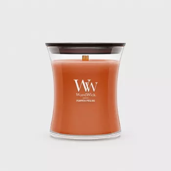 WoodWick Pumpkin Praline svece, vidēja