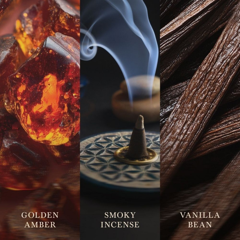 WoodWick Radiant Amber svece, vidēja