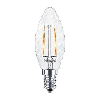 Philips CorePro LED Filament sveces spuldze 250lm 2W 2700K E14