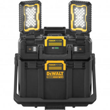 DeWALT DWST08061-1 ToughSystem 2.0 instrumentu kaste ar apgaismojumu, 14 L, melna/dzeltena