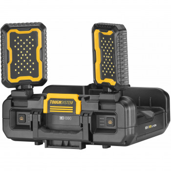 DeWALT DWST08061-1 ToughSystem 2.0 instrumentu kaste ar apgaismojumu, 14 L, melna/dzeltena
