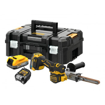 DeWALT DCM200E2T 18V akumulatora lentes vīle, 2x 1,7Ah Powerstack akumulatori, TSTAK