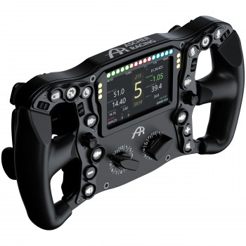 Ascher Racing Ultimate Black Edition sacīkšu simulatora stūre