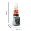 TEFAL Blend Up Essential blenderis, 800 W, zilā krāsā