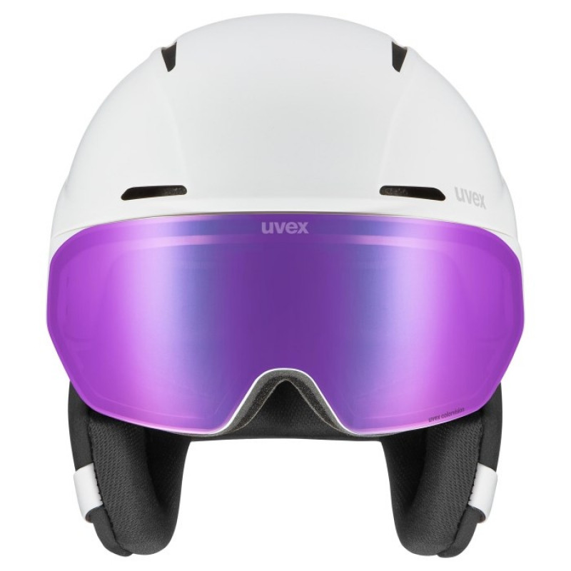 UVEX Horizon CV slēpošanas ķivere, balta, 55-59 cm (56/6/341/11)
