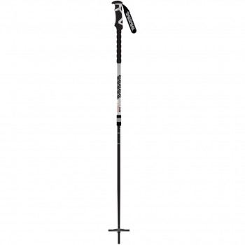 K2 LOCKJAW ALU-EVA slēpju nūjas, sudraba, 105-145 cm