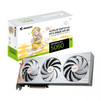 Gigabyte AORUS GeForce RTX 5060 ARI 8G videokarte - 8GB GDDR7, 128 bitu, PCIe 5.0