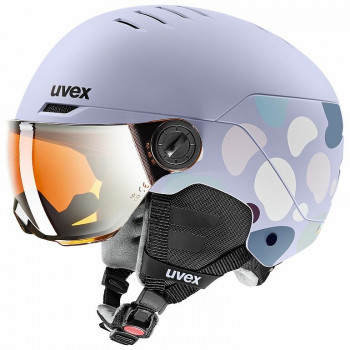UVEX Rocket jr. Visor bērnu slēpošanas ķivere 54-58, Lavandas
