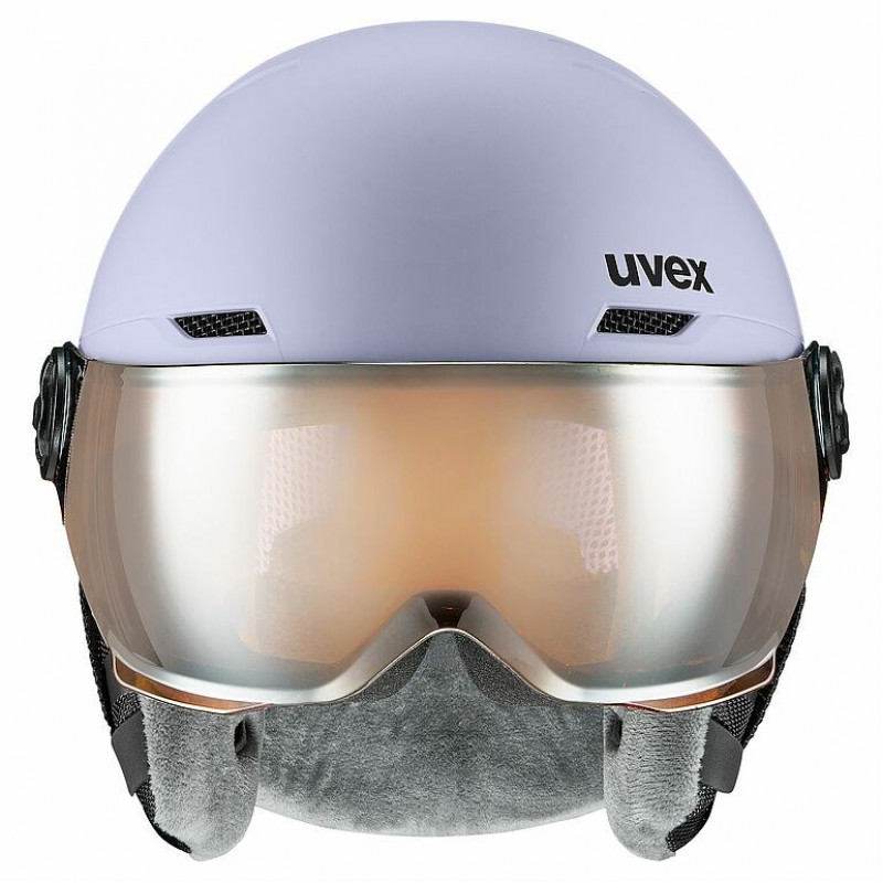 UVEX Rocket jr. Visor bērnu slēpošanas ķivere 54-58, Lavandas
