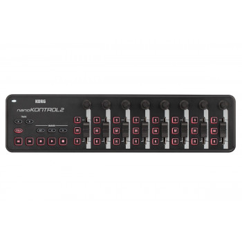 Korg nanoKONTROL2 USB MIDI kontrolieris, melns