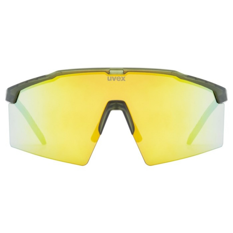 UVEX Flowline bērnu sporta brilles, daļēji ietvarā, zaļas