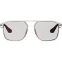 Leatt TheViz Pyrenees Polarized riteņbraukšanas brilles, caurspīdīgs/sudraba