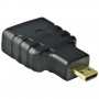 Akyga AK-AD-10 adapteris HDMI ligzda – micro HDMI spraudnis, melns