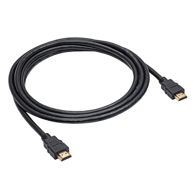 Akyga AK-HD-30A HDMI 1.4 High Speed kabelis ar Ethernet, 3 m, melns