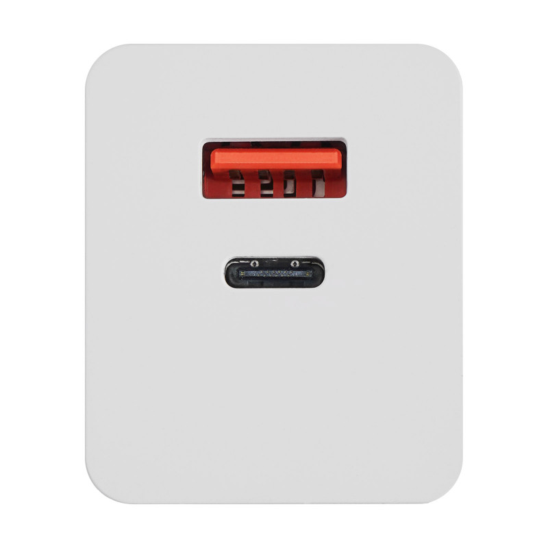 Sienas lādētājs Akyga AK-CH-20 100W USB-C USB-A PD GaN 5-20V / 1.5-5A balts