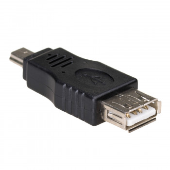 Akyga AK-AD-07 OTG adapteris USB-A ligzda – mini USB spraudnis, melns