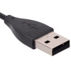 Akyga AK-SW-03 uzlādes kabelis, paredzēts Huawei Honor Band 3 / 4 / 5, USB, 1 m