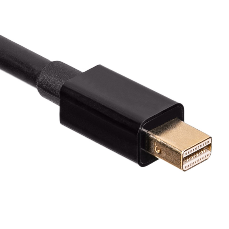 Akyga AK-AV-15 DisplayPort (spraudnis) – Mini DisplayPort (spraudnis) kabelis, 1,8 m, melns