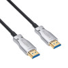 Akyga AK-HD-400L HDMI 2.1 aktīvais optiskais kabelis (AOC), 48 Gbps, 8K@60Hz, 4K@120Hz, 40 m, melns