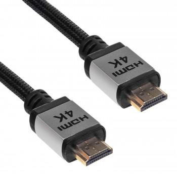 Akyga AK-HD-30P HDMI kabelis v2.0, High Speed ar Ethernet, 4K, 3 m, melns