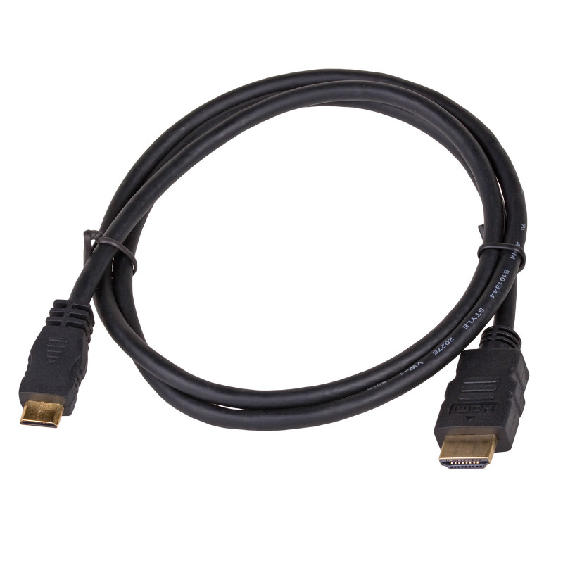 Akyga AK-HD-10M HDMI uz Mini HDMI kabelis v1.4, High Speed ar Ethernet, 1 m, melns