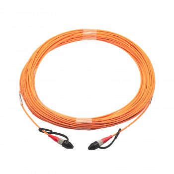 Akyga AK-FC-02 FC uz FC Simplex optiskās šķiedras savienojuma kabelis, 30 m, oranžs