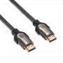 Akyga AK-HD-05S HDMI 2.1 ekranēts kabelis, 48 Gbps, 8K@60Hz, 4K@120Hz, 0,5 m, melns