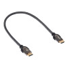 Akyga AK-HD-05S HDMI 2.1 ekranēts kabelis, 48 Gbps, 8K@60Hz, 4K@120Hz, 0,5 m, melns